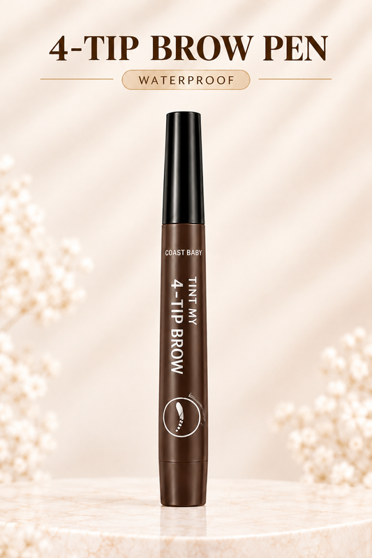 Waterproof 4-Tip Brow Pen