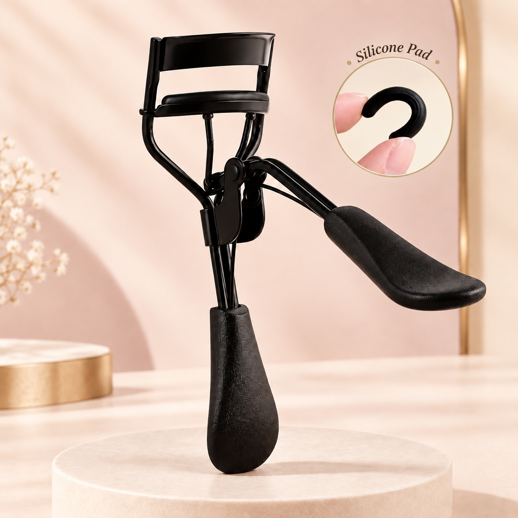 Eyelash curler photo with Silicone Pad detail
